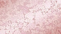 Vintage flower HD wallpaper, pink pattern, aesthetic design