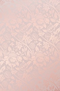 Floral gradient background, vintage botanical pattern in aesthetic design