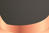 Dark gray graphic psd with luxury copper wave