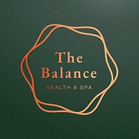 Editable spa logo template vector for health and wellness