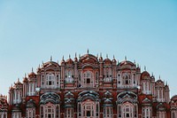 Hawa Mahal palace Jaipur, India, vivid tone