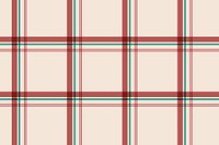 Cream plaid background, grid pattern design vector