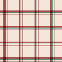 Beige tartan background, traditional Scottish design vector