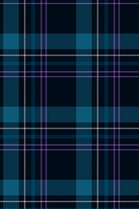 Seamless plaid background, blue checkered pattern design vector