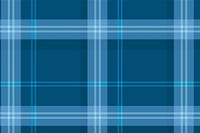 Plaid pattern background, blue tartan, traditional design vector