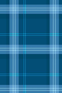 Plaid pattern background, blue tartan, traditional design vector