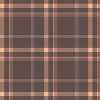 Brown plaid background, grid pattern design vector