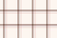 Tartan pattern background, beige traditional design vector