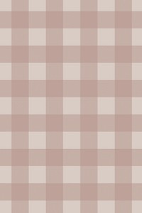 Seamless plaid background, beige checkered pattern design vector