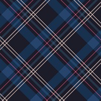 Tartan pattern background, blue traditional design vector