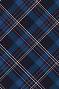 Tartan traditional checkered background, blue pattern design vector