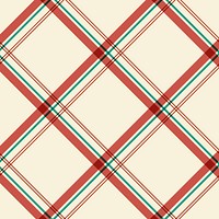 Checkered pattern background, red abstract, beige design