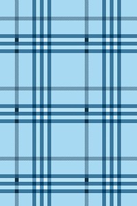 Tartan pattern background, blue traditional design vector