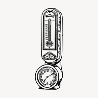 Scale clipart, vintage measuring equipment illustration vector. Free public domain CC0 image.