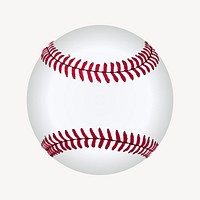 Baseball, sport equipment illustration. Free public domain CC0 image.