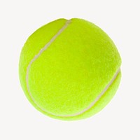 Tennis ball, sport equipment illustration. Free public domain CC0 image.