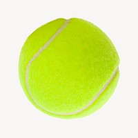 Tennis ball clipart, sport illustration psd. Free public domain CC0 image.