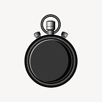 Digital timer sticker, object illustration vector. Free public domain CC0 image.