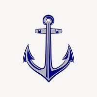 Anchor clipart, object illustration. Free public domain CC0 image.