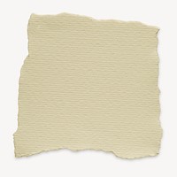 Kraft torn paper png cut out square digital paper note