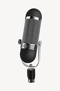 Microphone clipart, music illustration vector. Free public domain CC0 image.