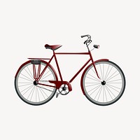 Bicycle clipart, vehicle illustration vector. Free public domain CC0 image.