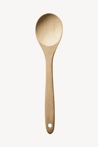 Wooden spoon sticker, kitchenware illustration psd. Free public domain CC0 image.