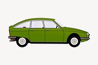 Classic car clipart, vintage vehicle illustration vector. Free public domain CC0 image