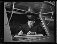 Coast Guard Auxiliary. Guardians of inland waters. "Hutch" Hutchins, a Salem, Massachusetts insurance broker, serves as commander of the Marblehead flotilla of the Coast Guard Reserve. Along with other members of the auxiliary, he finds time to contribute twelve hours a week to patrol duty as a temporary reservist. Sourced from the Library of Congress.