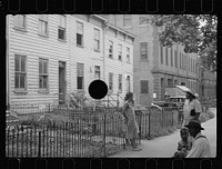 [Untitled photo, possibly related to: A once proud section, Washington, D.C. These houses now are overcrowded with African American population and greatly in need of more sanitary methods]. Sourced from the Library of Congress.