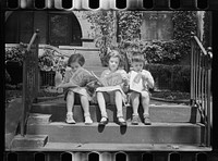 Healthy white children, Washington, D.C.. Sourced from the Library of Congress.