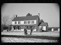[Untitled photo, possibly related to: Hospital and first aid station. Berwyn, Maryland]. Sourced from the Library of Congress.