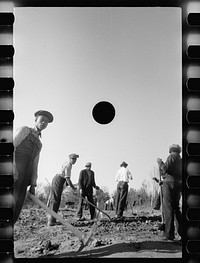 [Untitled photo, possibly related to: Transients clearing land. Prince George's County, Maryland]. Sourced from the Library of Congress.