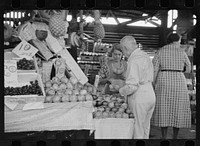 [Untitled photo, possibly related to: Marketplace at New Orleans, scene of many rehabilitation clients' cash sales, Louisiana]. Sourced from the Library of Congress.