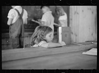 [Untitled photo, possibly related to: School scene at Cumberland Mountain Farms (Skyline Farms) near Scottsboro, Alabama]. Sourced from the Library of Congress.