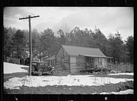 [Untitled photo, possibly related to: Mountain farmhouse in Appalachian Mountains]. Sourced from the Library of Congress.