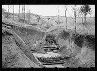 [Untitled photo, possibly related to: Erosion control on Natchez Trace Project near Lexington, Tennessee]. Sourced from the Library of Congress.