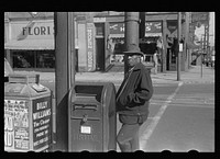 Street corner, Newport News, Virginia. Sourced from the Library of Congress.