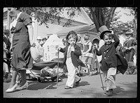 Parade at the fair, Albany, Vermont. Sourced from the Library of Congress.