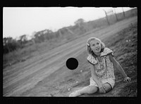 [Untitled photo, possibly related to: Farm girl. Seward County, Nebraska]. Sourced from the Library of Congress.