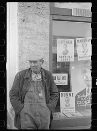 Farmer on the street, Minneapolis, Kansas. Sourced from the Library of Congress.