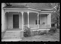 Front porch, Enfield, North Carolina. Sourced from the Library of Congress.