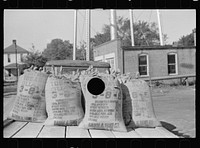 [Untitled photo, possibly related to: Fertilizer on truck, Enfield, North Carolina]. Sourced from the Library of Congress.