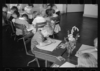 Schoolroom at Greenhills, Ohio. Sourced from the Library of Congress.