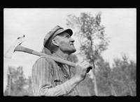 [Untitled photo, possibly related to: Lumberjack, Minnesota]. Sourced from the Library of Congress.
