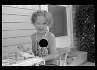 [Untitled photo, possibly related to: Child of homesteader, Tygart Valley Homesteads, West Virginia]. Sourced from the Library of Congress.