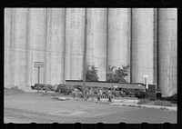 Grain elevators belonging to General Mills, Inc., Minneapolis, Minnesota. Sourced from the Library of Congress.