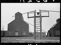 Country grain elevator, Litchifeld, Minnesota. Sourced from the Library of Congress.