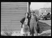 [Untitled photo, possibly related to: Resident of river bottoms shacktown. Dubuque, Iowa]. Sourced from the Library of Congress.