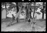 [Untitled photo, possibly related to: Migrant children at nursery school, Berrien County, Michigan]. Sourced from the Library of Congress.
